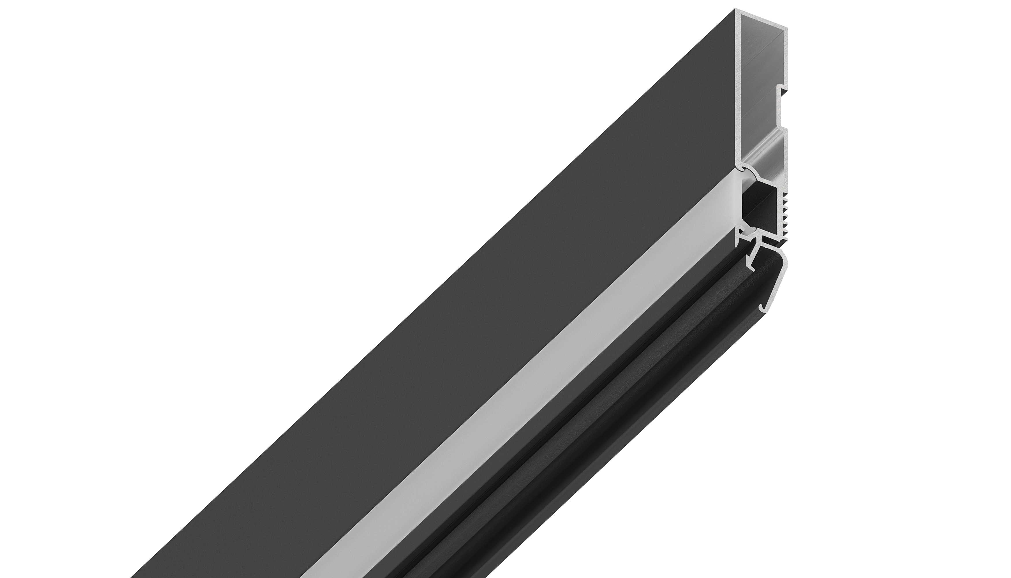 Конструкционный профиль GRID 85 чёрный