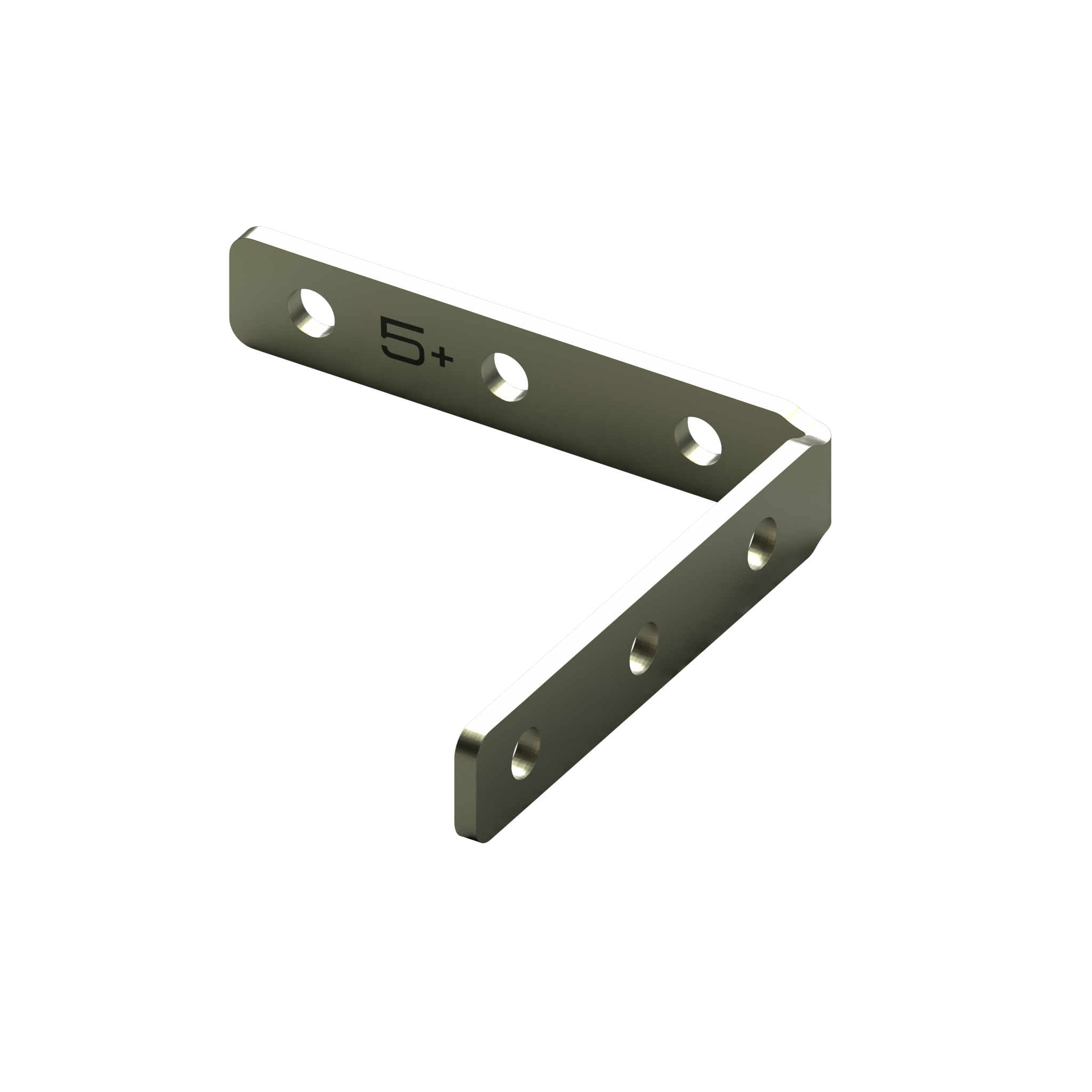 Соединитель угловой вертикальный 50*50*9,5*1,8 мм