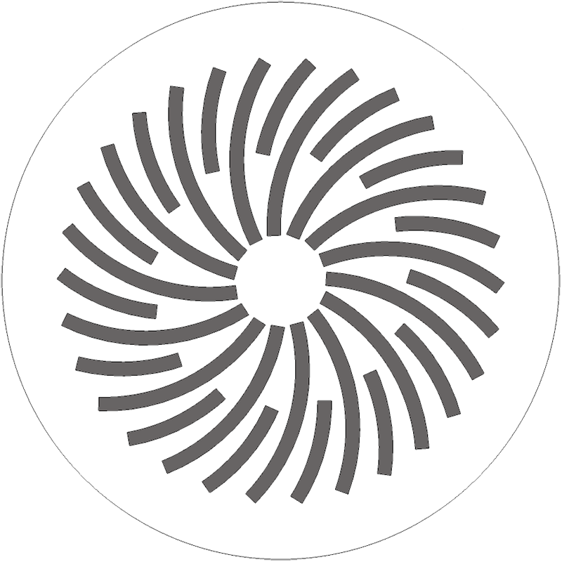 Магнитная решётка круглая 125-линии35