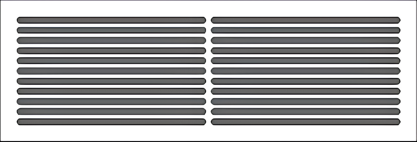 Магнитная решетка прямоугольная 001-204х60(220х75)