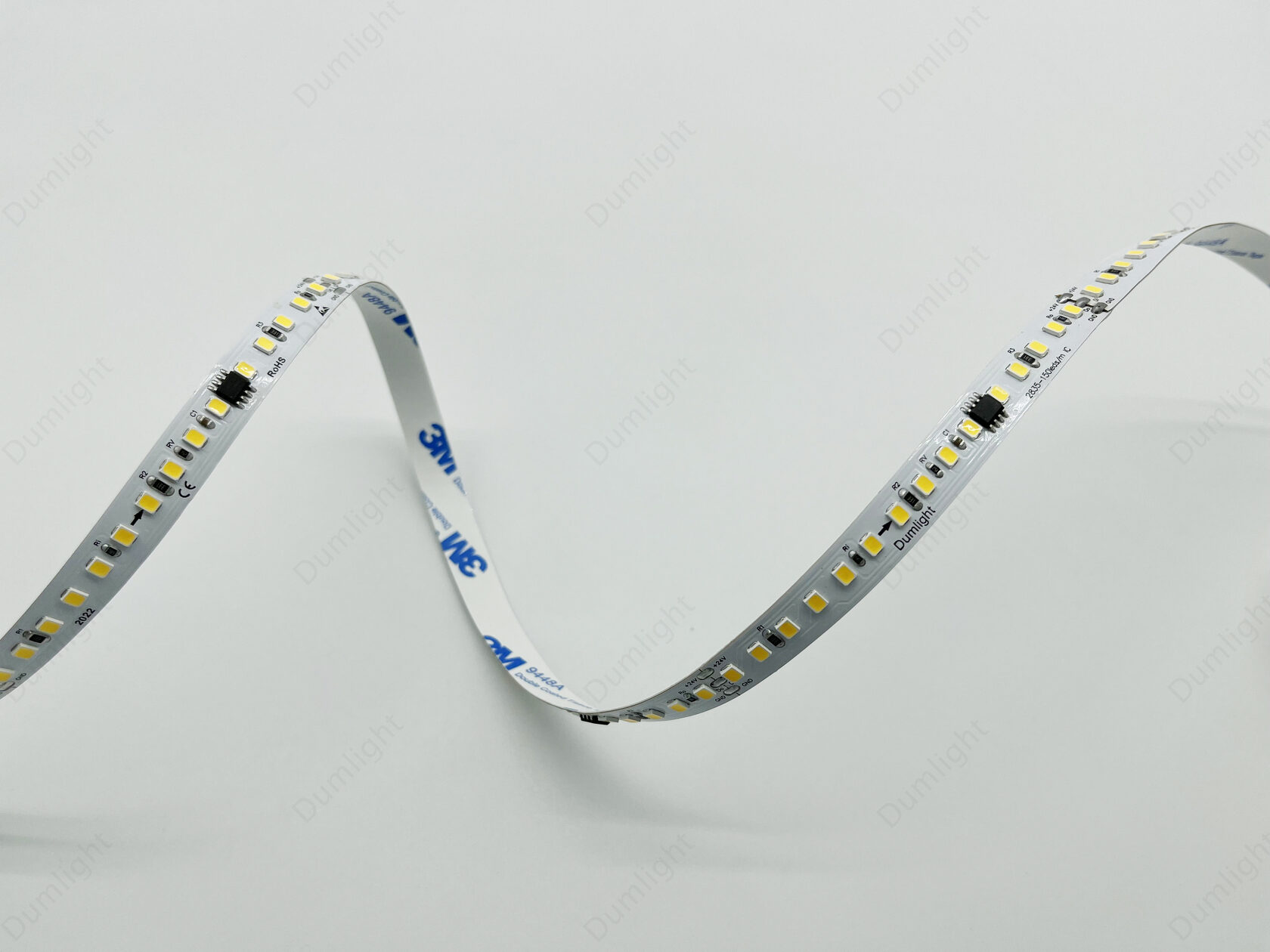 Светодиодная лента DLT2835-150-24v-15w-10mm-4000K-1500lumm-SPI