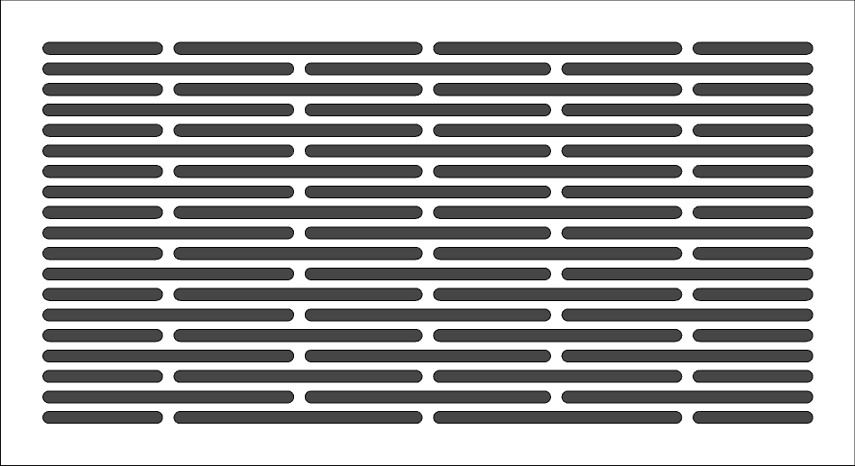 Магнитная решетка прямоугольная 004-204х60(220х75)
