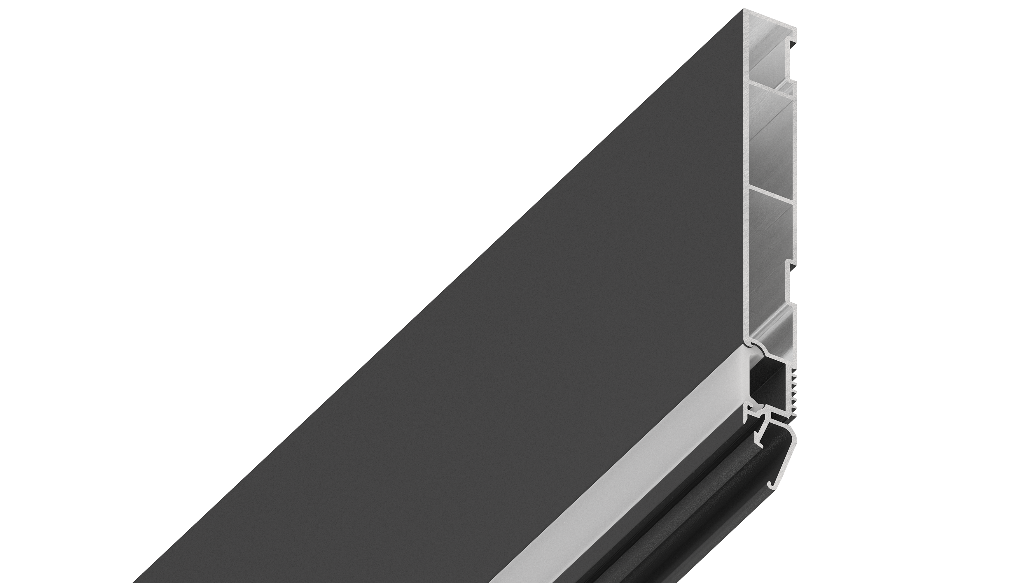 Конструкционный профиль GRID 135 чёрный