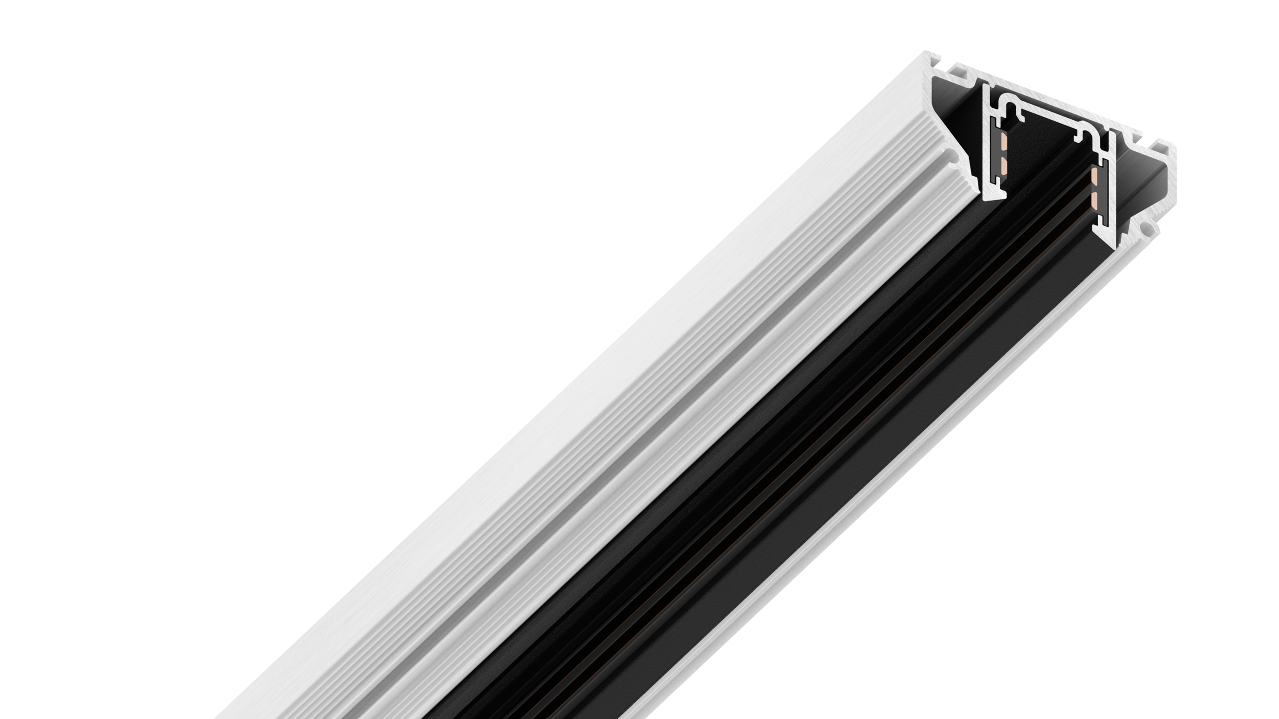 GRAFFIT трек для гипсокартона RG черный, 48В, 2м